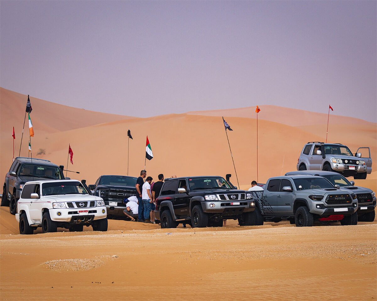 Dune Bashing in Abu Dhabi